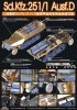 Voyager Model PE35263 WWII German Sd.Kfz.251/1 Ausf.D Armoured Personnel Carrier Back seats & boxes (For DRAGON Kit) 1/35